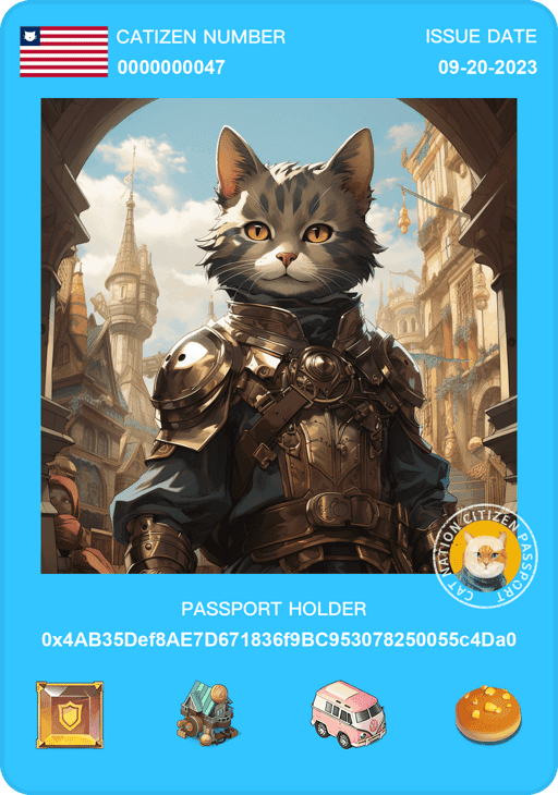 Catizen Passport #47