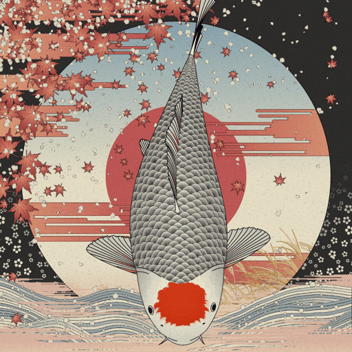 Carp and Seasons #7656