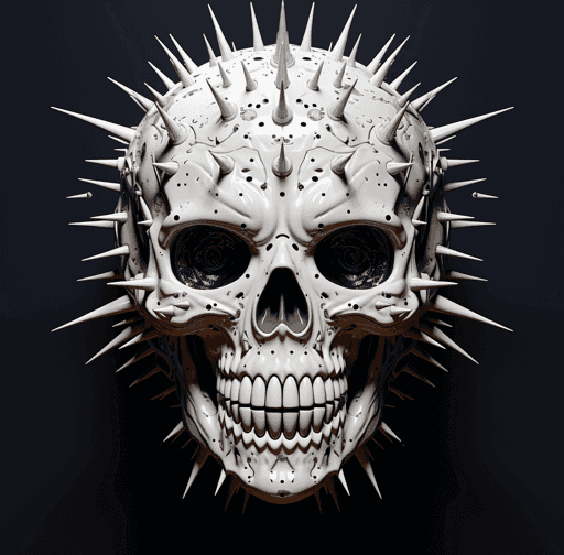 Spiked Skulls by SmokeSolid #7