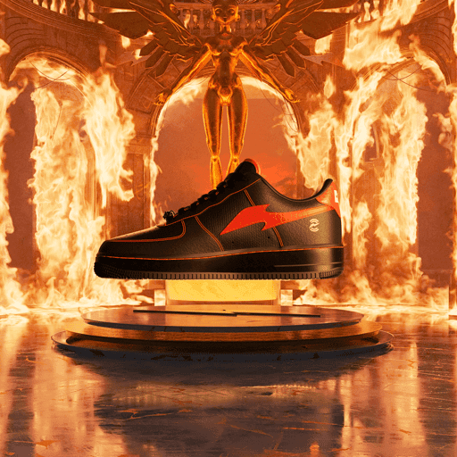 RTFKT x Nike Air Force 1 - Demon 😈