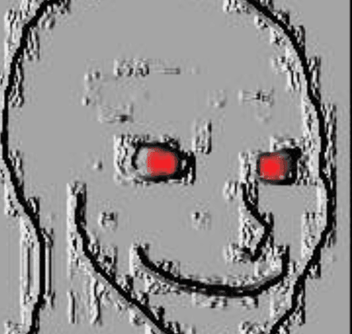 wojak red eyes