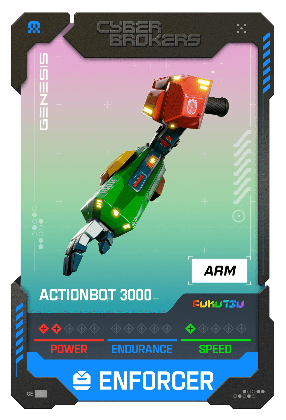 Action Bot 3000 Enforcer Arm