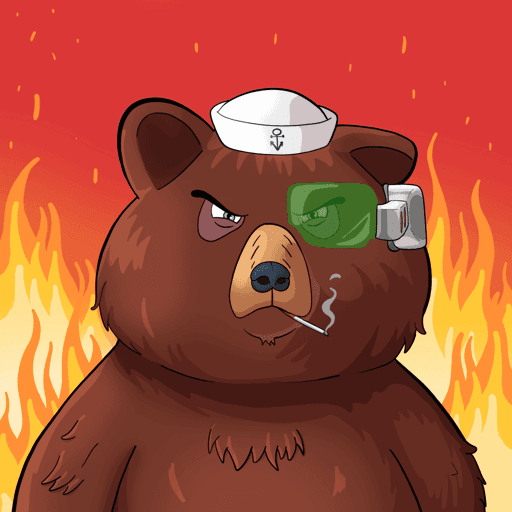 #4172 • Fiery Bushy Coffee Bear