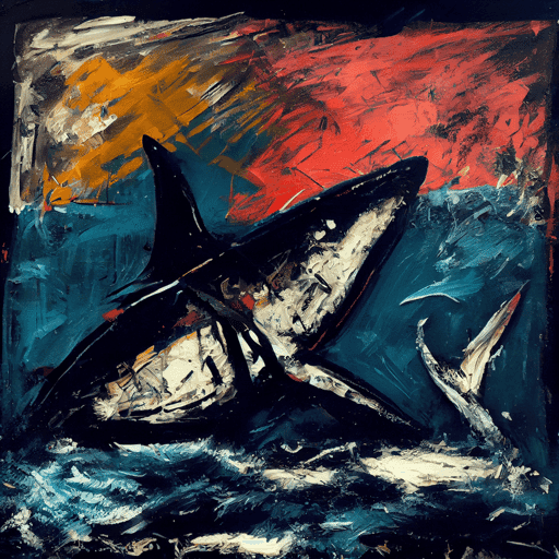 Abstract Shark by Kimi #33