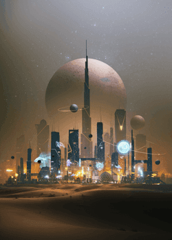 UAE NFT - Mars Colonization | Thomas Dubois