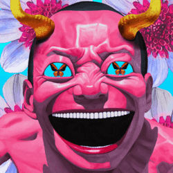 Yue Minjun - Kingdom of the Laughing Man: Boundless