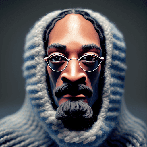 Knitted Snoop Dogg