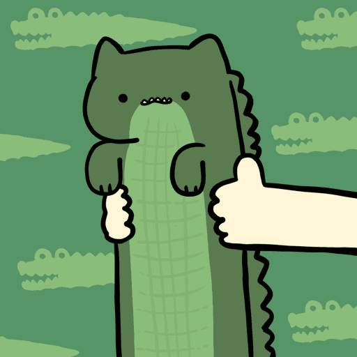 Long long crocodile cat #133