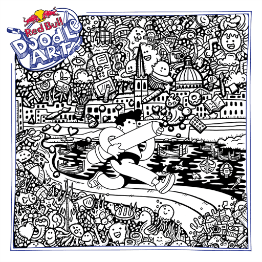 Red Bull Doodle Art Collection mentored by Burnt Toast #40/12935