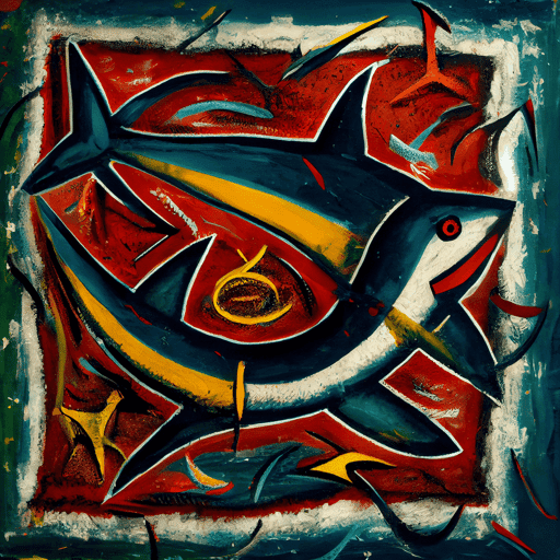 Abstract Shark by Kimi #14