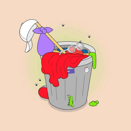 Trash bin #4017