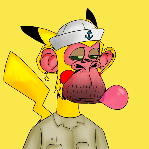 Pikachu Ape Yacht Club #14