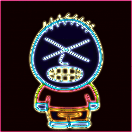 Neon Head #7