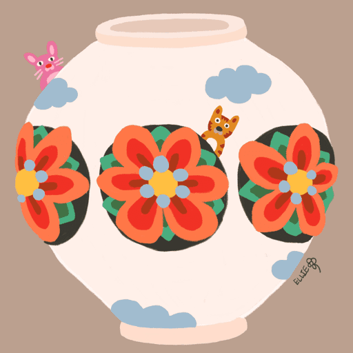 A Tiger in the moon jar