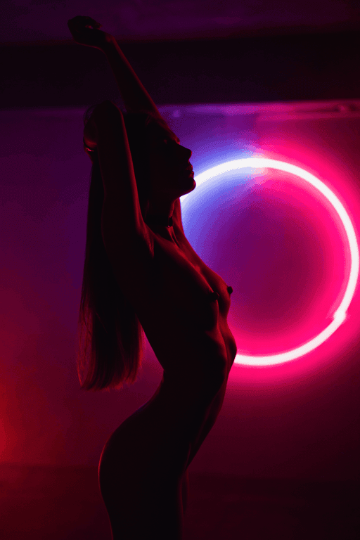 Neon Silhouette