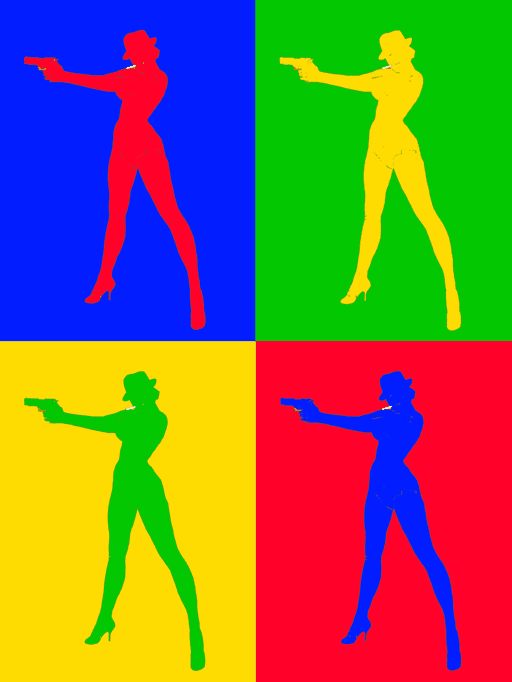 Warhol inspired artwork