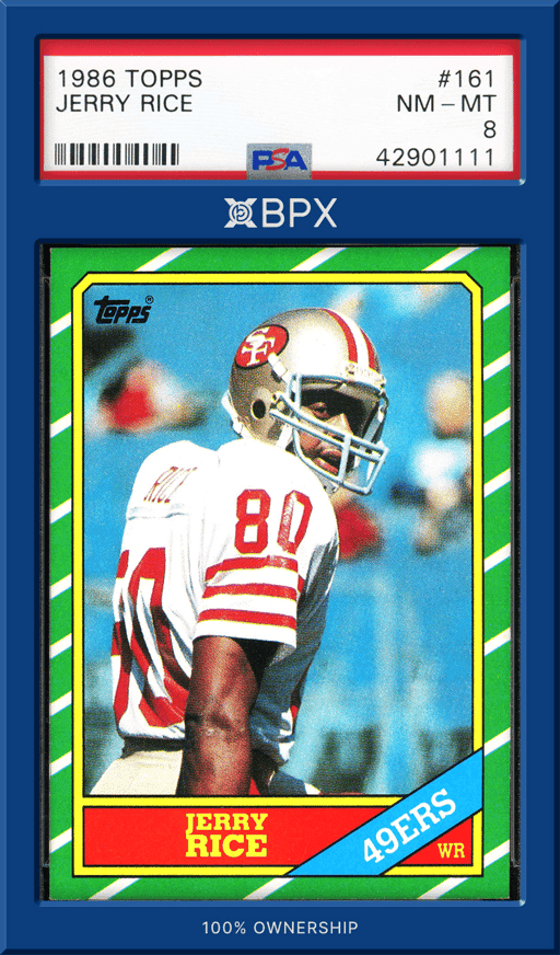 1996 Topps Jerry Rice - PSA 8 (Cert: 42901111)