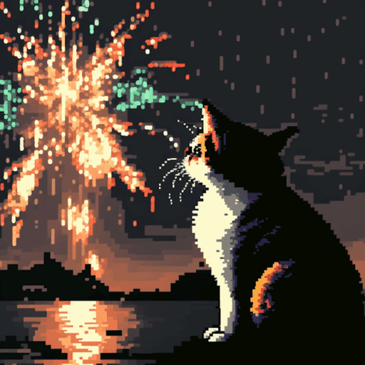 Pixel New Years #14