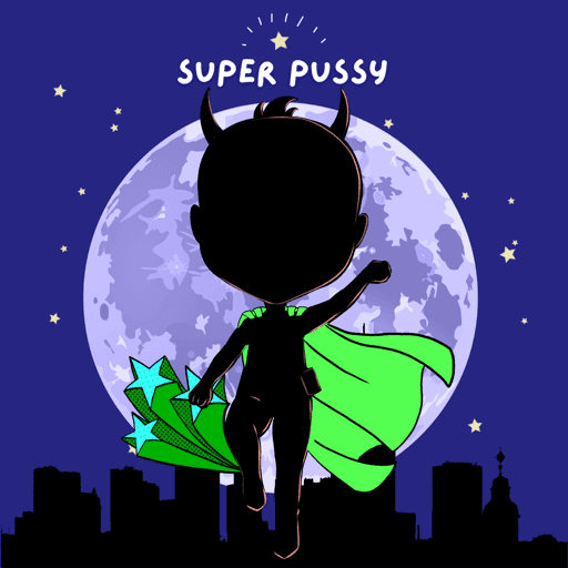 SuperPussy Coloring Book