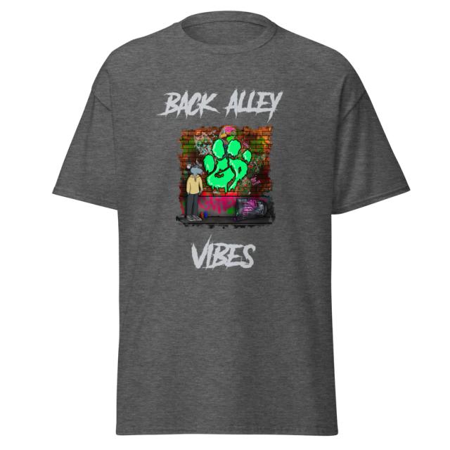 GP x Back Alley Vibes 3D T-Shirt- Dark Heather