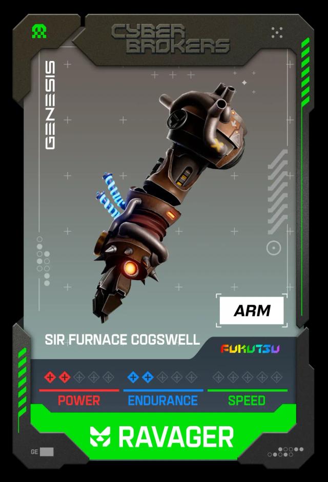 Sir Furnace Cogswell Ravager Arm