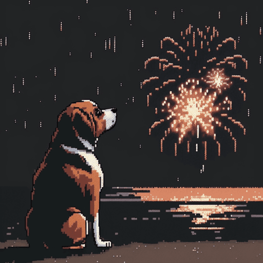 Pixel New Years #5