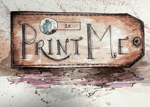 Drink Me - Print Pass