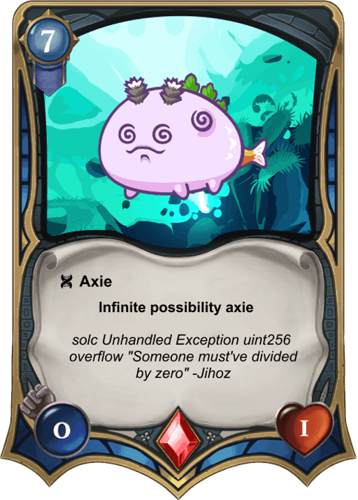 Infinite Possibilities Axie