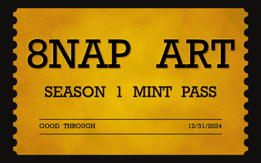 8NAP ART Season One Mint Pass #12