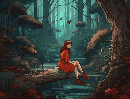 Little Red in the Woods