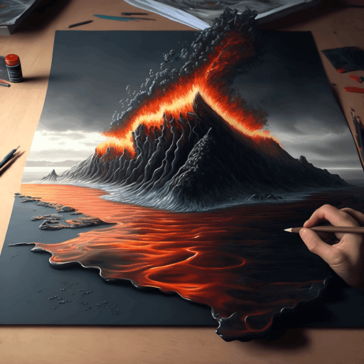 When Lava flows into the Sea