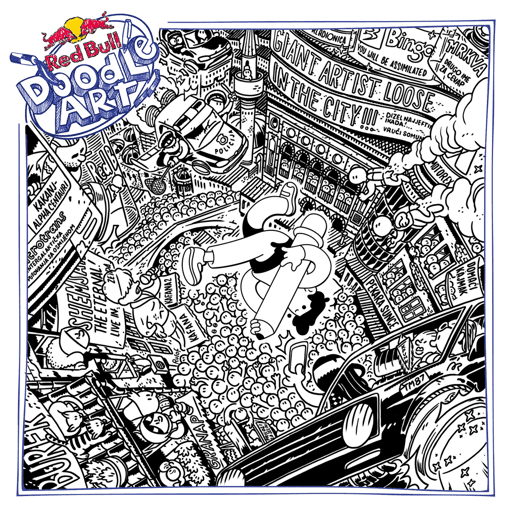 Red Bull Doodle Art Collection mentored by Burnt Toast #13/12935