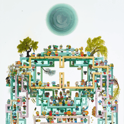 Persons, Places & Things - Dustin Yellin x Nouns x FWB