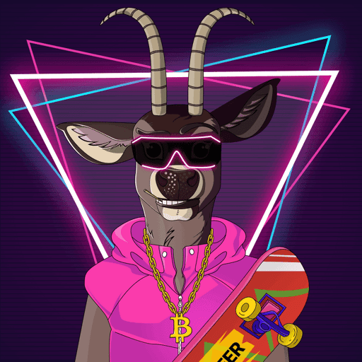 Retrowave deer #25