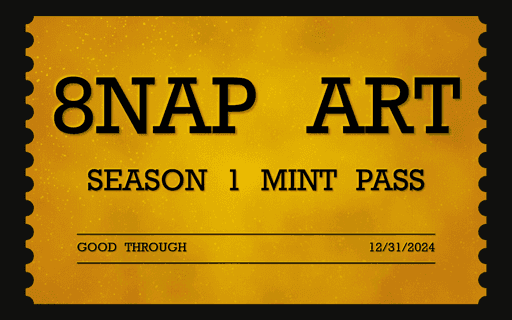 8NAP ART Season One Mint Pass #63