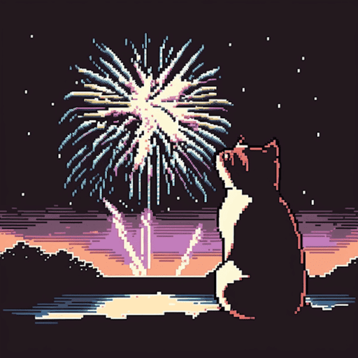 Pixel New Years #48