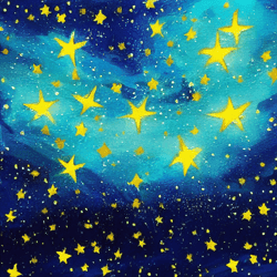 Mysterious Starry Sky By ANON