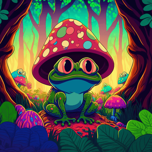 a pepe on shrooms #100