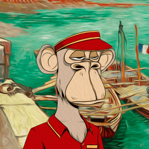 Van Gogh Ape Yacht Club #7558