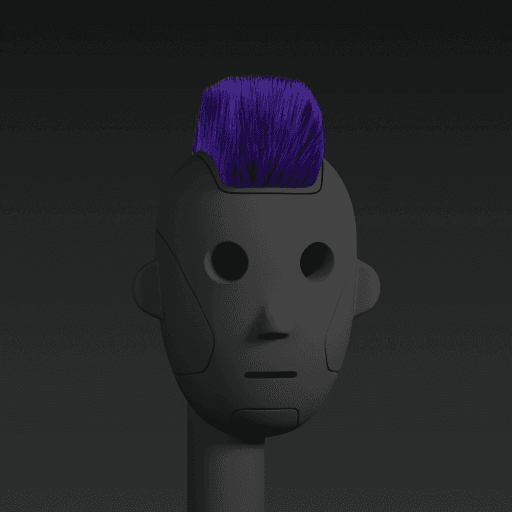 Head: Mohawk Purple Alt