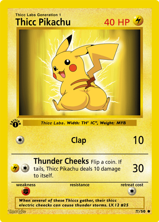 Thicc Pikachu