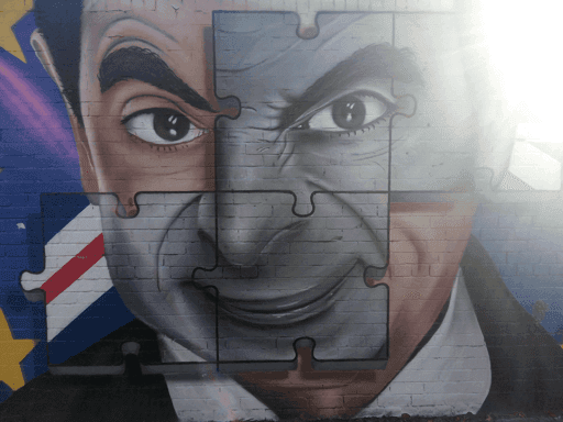 GRAFFITI MR BEAN MACHINE