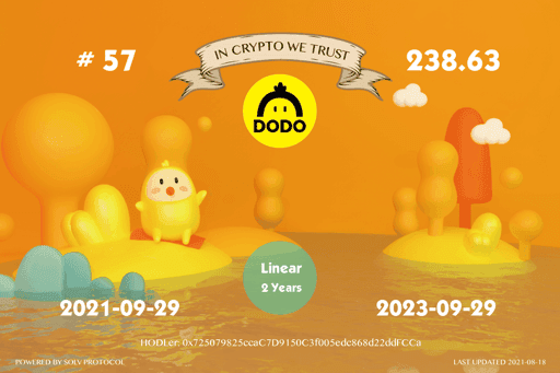 DODO Allocation Voucher #57 - 238.63 - Linear