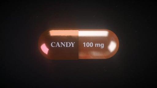 Orange Candy Pill