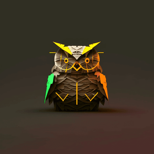 ASCII Owls 3D #43