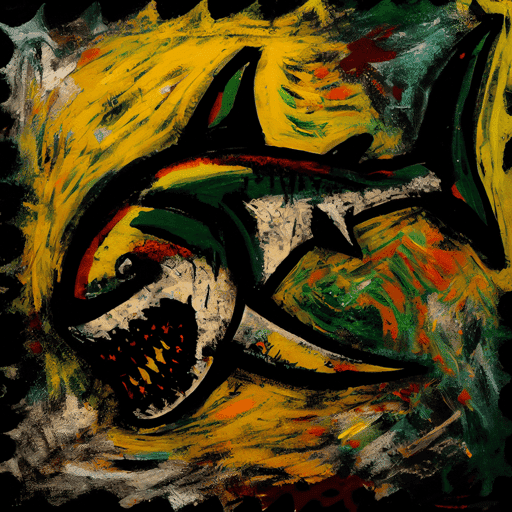 Abstract Shark by Kimi #40