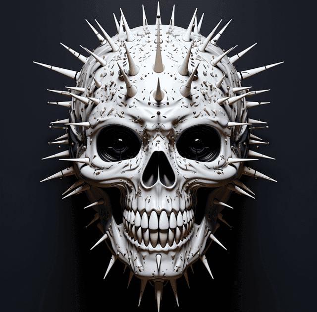 Spiked Skulls by SmokeSolid #9