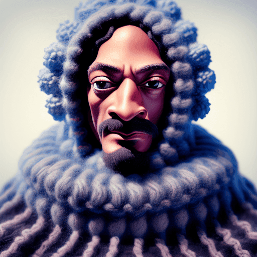 Knitted Snoop Dogg