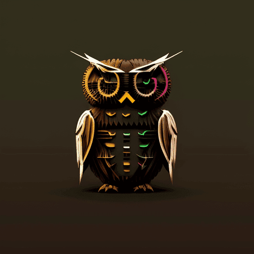 ASCII Owls 3D #48