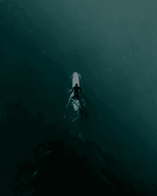 Lone Surfer